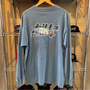Vintage 1997 Billabong Logo Long Sleeve Skate T-Shirt Mens Size XL Surf 90’s